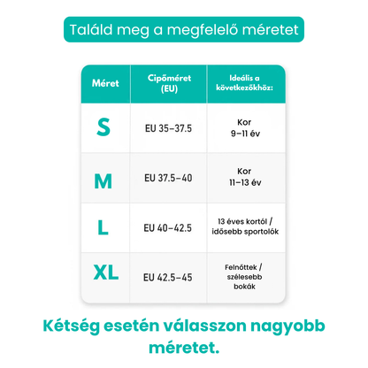 RecoverX – Sarok- és növekedési porc támasztó harisnya fiataloknak