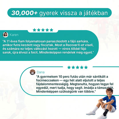 RecoverX – Sarok- és növekedési porc támasztó harisnya fiataloknak