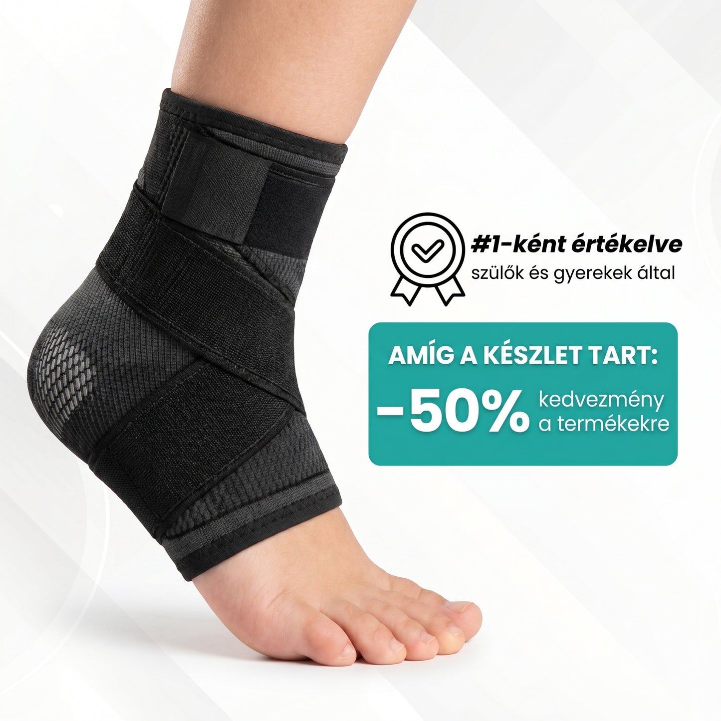 RecoverX – Sarok- és növekedési porc támasztó harisnya fiataloknak